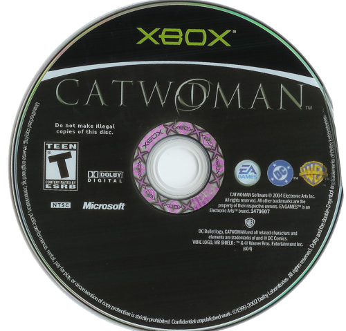 Catwoman (USA) Game Disc
